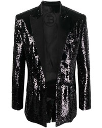 Balmain Sequinned Double Breasted Blazer