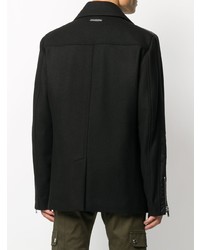 Les Hommes Side Stripe Double Breasted Jacket