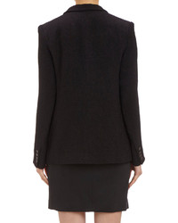 Theyskens' Theory Textured Double Breasted Blazer