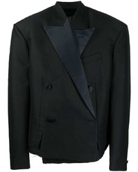 Balenciaga Tuxedo Oversized Shoulders Blazer