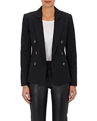 Barneys New York Wool Blend Double Breasted Jacket