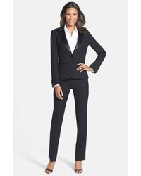 After Six Stretch Wool Tuxedo Pants