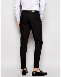 Asos Brand Slim Suit Pants In Poplin