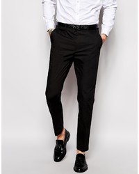 Asos Brand Slim Suit Pants In Poplin
