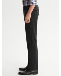 Banana Republic Tailored Slim Black Italian Wool Suit Trouser
