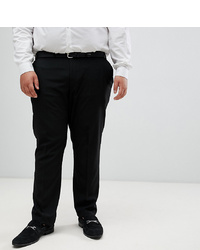 Burton Menswear Big Tall Skinny Suit Trousers In Black