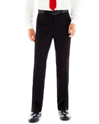 Asstd National Brand Billy London Uk Black Flat Front Suit Pants