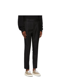 Fear of God Ermenegildo Zegna Black Skinny Wool Trousers