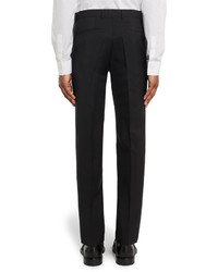 Givenchy Black Slim Fit Chain Trimmed Wool And Mohair Blend Suit Trousers