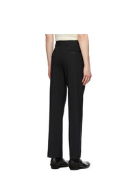 Second/Layer Black Tailored Bootcut Trousers