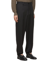 Lemaire Black Tapered Trousers