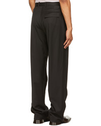 Bianca Saunders Black Twisted Tailored Trousers