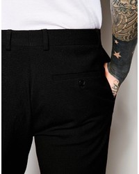Asos Brand Skinny Fit Suit Pants In Seersucker