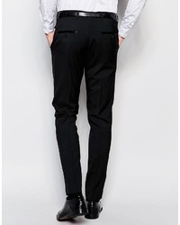 Asos Brand Skinny Tuxedo Suit Pants In Black