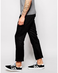 Asos Brand Slim Fit Cropped Suit Pants In 100% Linen