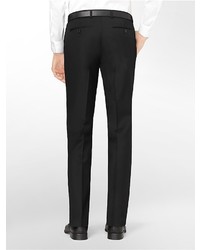Calvin Klein Classic Fit Black Wool Suit Pants