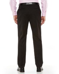 Dockers Classic Fit Solid Flat Front Black Suit Pants