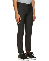 Calvin Klein Collection Black Wool Exact Trousers