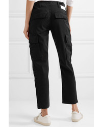RE/DONE Cropped Cotton Twill Pants