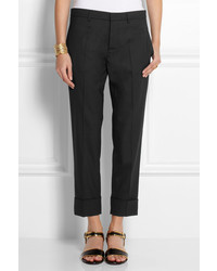 Marni Cropped Wool Tapered Pants