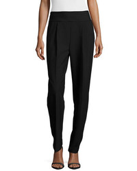 Milly Double Face Crepe Tuxedo Pants
