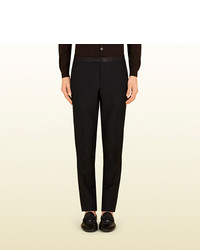 Gucci Wool Mohair Skinny Evening Pant