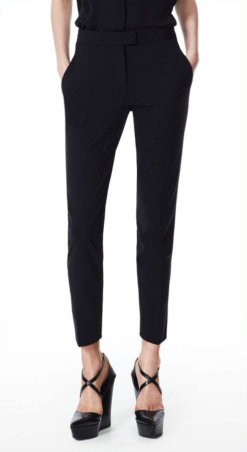 Theory Ibbey 2 Pant In Urban Stretch Wool, $265 | Theory | Lookastic