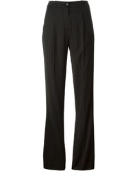 Jil Sander Navy Flared Tailored Trousers