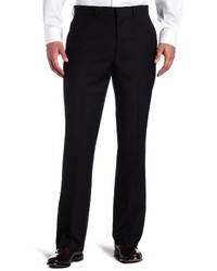 Kenneth Cole Reaction Black Solid Suit Separate Pant
