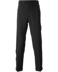 Les Hommes Striped Sides Tailored Trousers