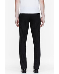 Paul Smith London Black Twill Classic Suit Trousers