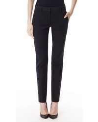 Theory Louise Pant In Scroll Cotton Twill