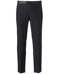 Savile Row Modern Fit Black Tuxedo Pants