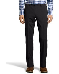 Hugo Boss Navy Stretch Wool Blend Shout Pleated Front Pants