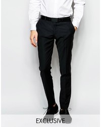 Number Eight Savile Row Suit Pants With Stretch In Skinny Fit