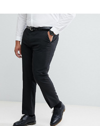 ASOS DESIGN Plus Slim Suit Trousers In Black