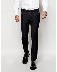 Rogues Of London Tuxedo Suit Pants In Slim Fit