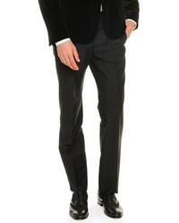 Alexander McQueen Side Stripe Tuxedo Pants Black