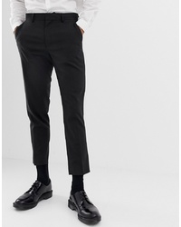ASOS DESIGN Skinny Crop Suit Trousers In Charcoal