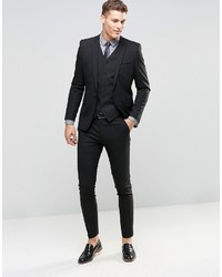 Asos Skinny Suit Pants In Black