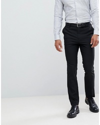 New Look Slim Smart Trousers In Black
