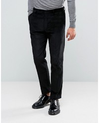Asos Slim Suit Pants In Black Cord