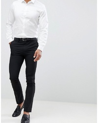 New Look Smart Skinny Trousers In Black