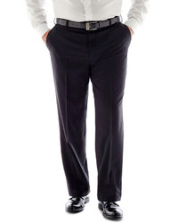 Stafford Stafford Travel Flat Front Suit Pants Portly