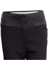 H&M Suit Pants Black Ladies