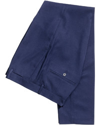 H&M Suit Pants Slim Fit Dark Blue