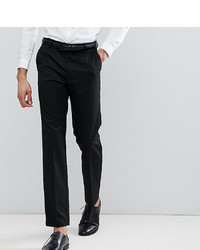 Burton Menswear Tailored Smart Trousers In Black
