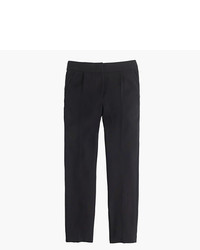 J.Crew Tall Pleated Crepe Trouser