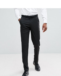 ASOS DESIGN Tall Slim Smart Trousers In Black
