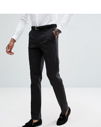 ASOS DESIGN Tall Slim Tuxedo Suit Trousers In Black